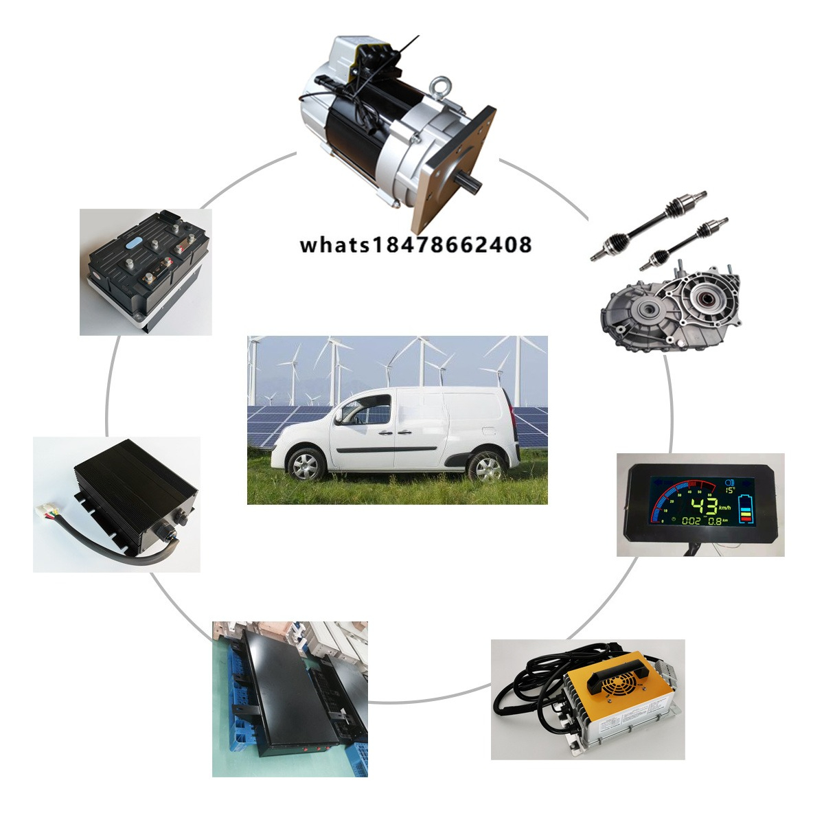 15kW Elektirikli Motor Car Ele - Ev Electric Motor Conversion Kit Car review and price