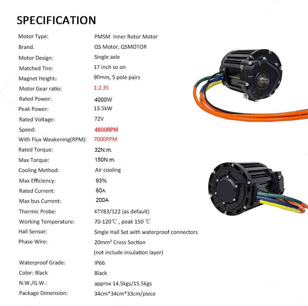 QS 90H 138 4000W V3 Mid Drive  - Fardriver Nd72850 Controller review and price